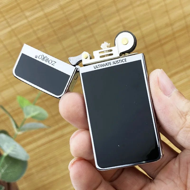Zorro Black Resin Windproof Pocket Lighter - ATLAS 1