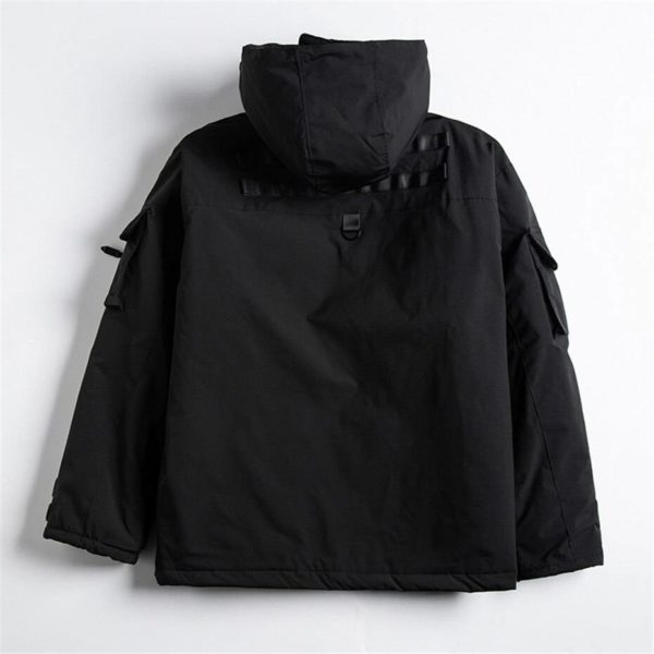 11 BYBB’S DARK Mens Winter Jackets Coat Streetwear Casual Cargo Parkas Tactics Function Hoody Coat Multi-pocket Warm Male DG506