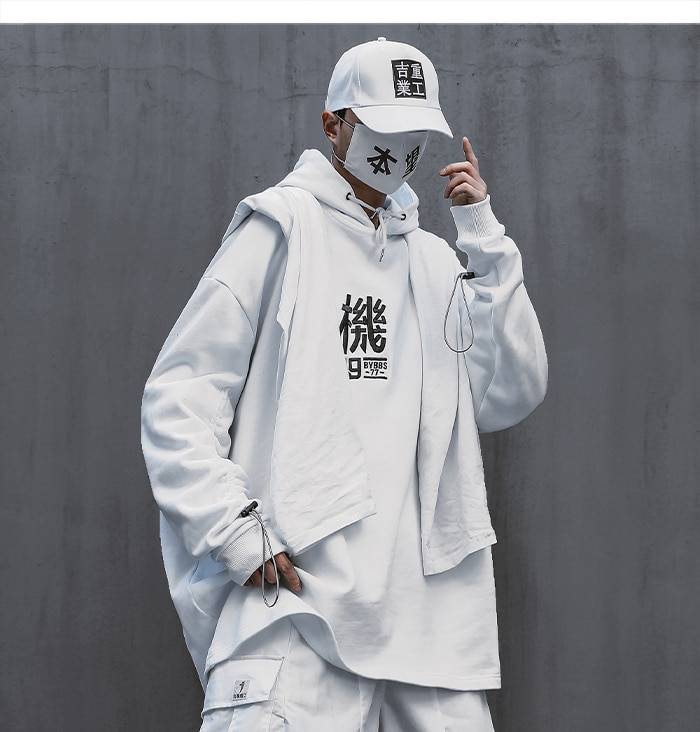 11 BYBB8217S DARK Techwear Punk Print Harajuku Hoodie Men 2021 Spring Cotton Pullover Hip Hop Streetwear Hoodie Sweatshi 8