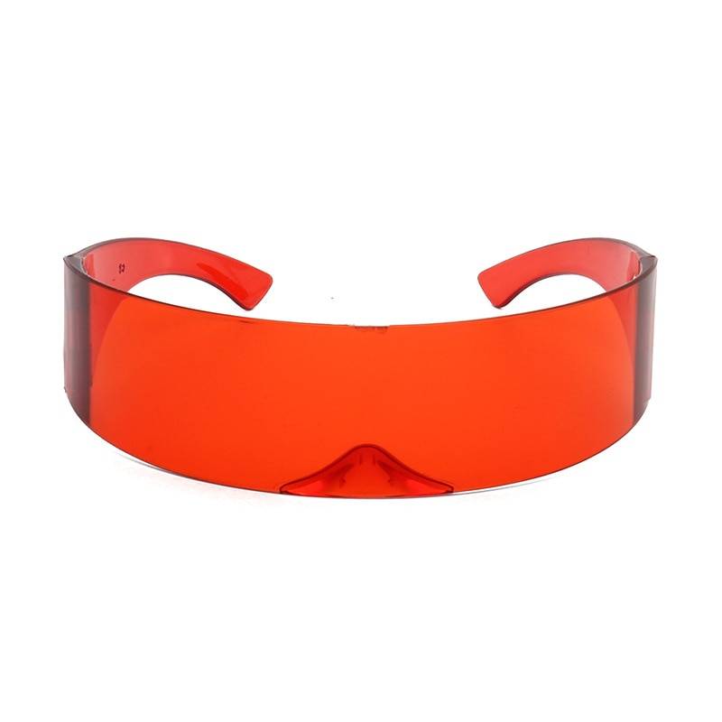 Cyberpunk Party Glasses Visor Wrap Shield Large Mirror Sunglasses Riding Windproof Glasses Fashion Personality Glasses 11