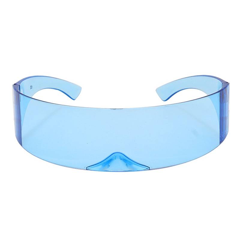 Cyberpunk Party Glasses Visor Wrap Shield Large Mirror Sunglasses Riding Windproof Glasses Fashion Personality Glasses 16