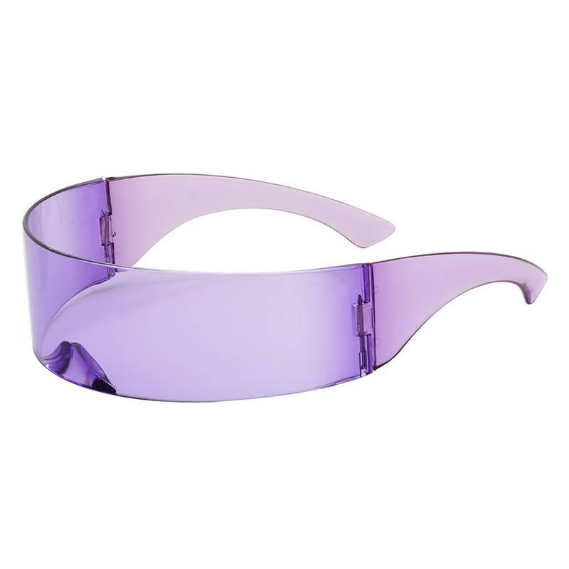Cyberpunk Party Glasses Visor Wrap Shield Large Mirror Sunglasses Riding Windproof Glasses Fashion Personality Glasses 22