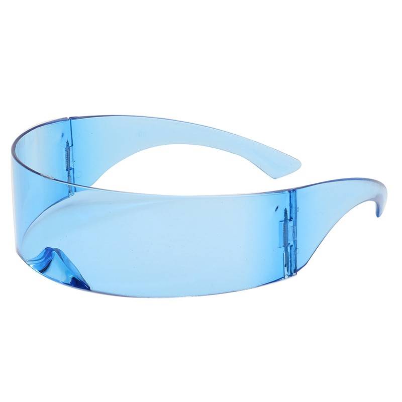 Cyberpunk Party Glasses Visor Wrap Shield Large Mirror Sunglasses Riding Windproof Glasses Fashion Personality Glasses 23