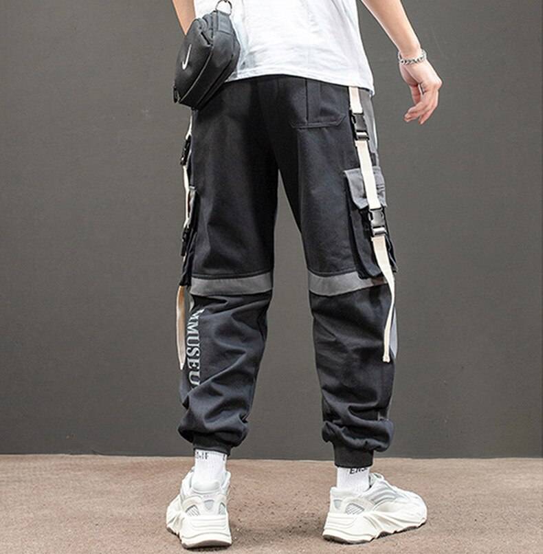 Harajuku Jogging Pants Men Japanese Streetwear Military Cargo Pants Hip Hop Techwear Trousers Sweatpants for Male Korean Clothes