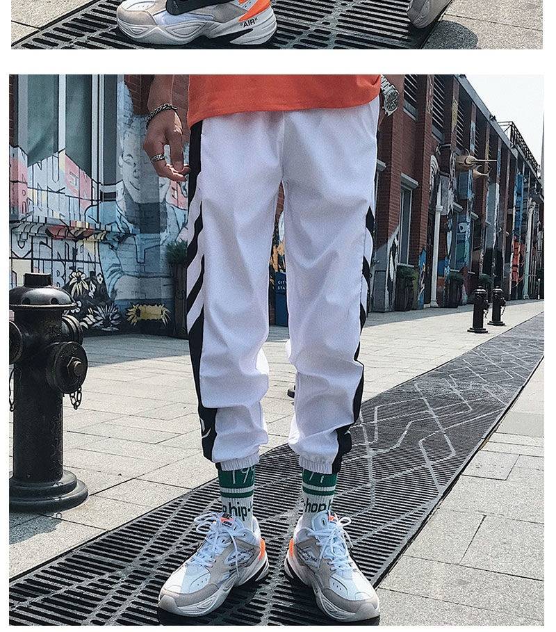 Streetwear Hip hop Joggers Pants Men Loose Harem Pants Ankle Length Trousers Sport Casual Sweatpants White Techwear 14