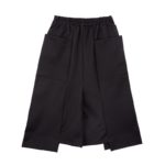 Streetwear Women Spring Pocket Wide Leg Pants Casual Elastic Waist Loose Calf -length Pants 1010