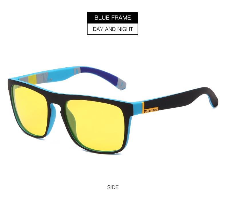 Techwear Night Vision Glasses Men Women Polarized Sunglasses Yellow Lens Anti Glare Goggle Night Driving Sun glasses UV4 18