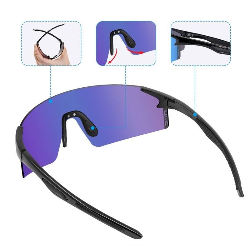 Techwear UV400 Cycling Sunglasses TR90 Sports Bicycle Glasses MTB Mountain Bike Fishing Hiking Riding Eyewear for men wo 44