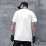 11 BYBB’S DARK 2021 Ribbon Patchwork Hip Hop T-Shirt Men Functional Harajuku Tshirts Cotton Loose Short Sleeve Shirts Streetwear