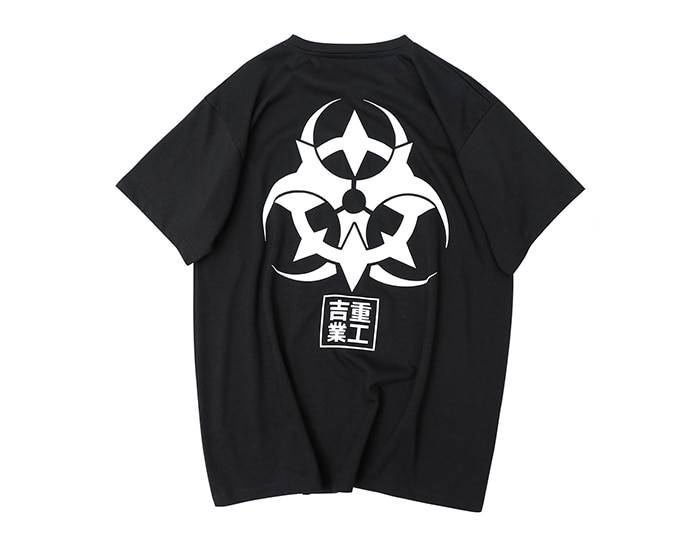 11 BYBB8217S DARK 2021SS Embroidery Print Harajuku Tshirts Summer Hip Hop T Shirt Mens Techwear Cotton Loose Short Sleev 4