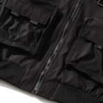 11 BYBB’S DARK Back Pocket Jacket Coat Men Embroidery Bomber Jacket Outwear Streetwear Solid Cargo Jacket Techwear Autumn Jacket