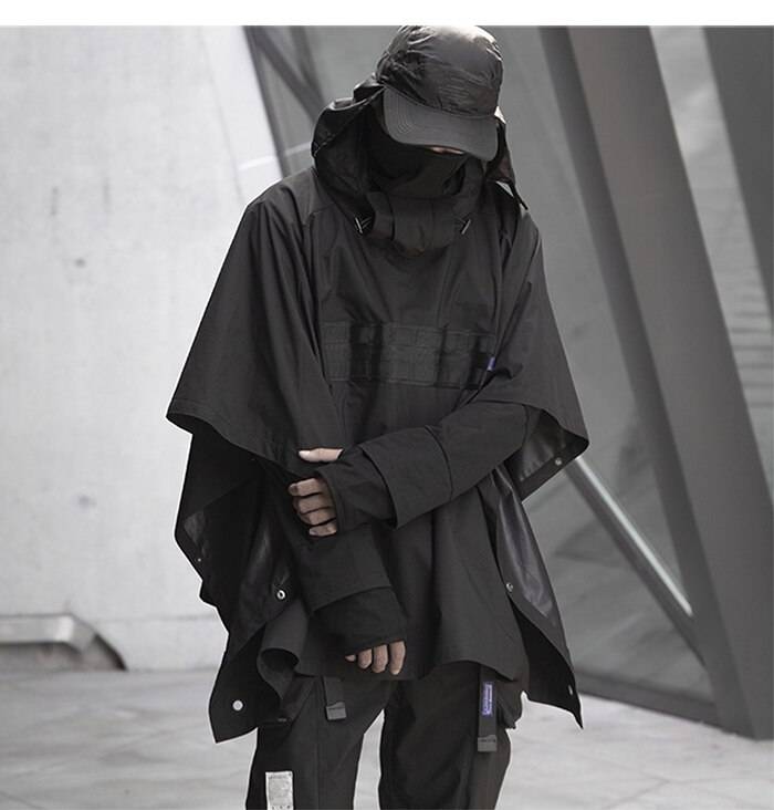 11 BYBB’S DARK Dark Functional Cloak Dark Ninja Jacket Trench 2020 Streetwear Tactical Pullover Hoody Windbreaker Shawl Coat Men