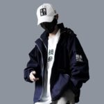 11 BYBB’S DARK Hip Hop Cargo Jackets Men 2020 Letter Printed Autumn Casual Streetwear Harajuku Ribbons Pockets Turtleneck Coats