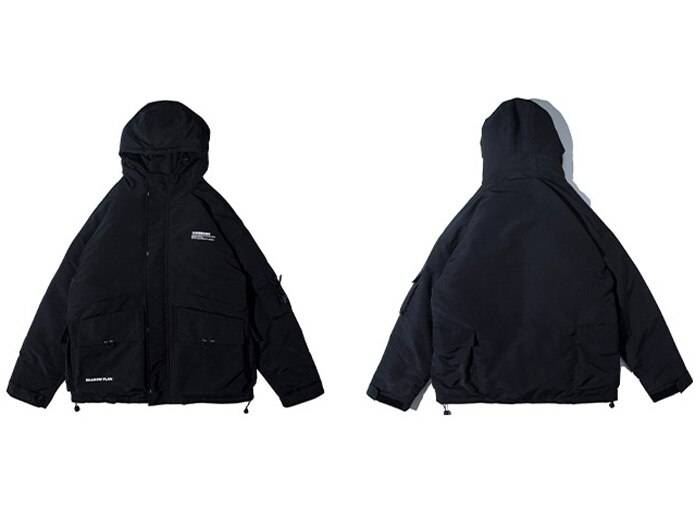 11 BYBB8217S DARK Hip Hop Streetwear Padded Jackets Multi Pockets Tactical Cargo Parka Jackets Men Harajuku Windbreaker 1 8
