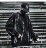 11 BYBB’S DARK Hip Hop Tactical Sweatshirt Men 2020 Fashion Streetwear Tie Dye Print Hoodie Casual Cotton Loose Pullover Hipster