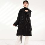 Women's Strappy Tactical Style Oversized Coat