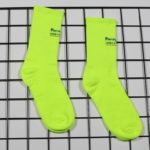 2019 new fluorescent color green socks ins Harajuku style men and women in the tube socks street shooting stockings tide