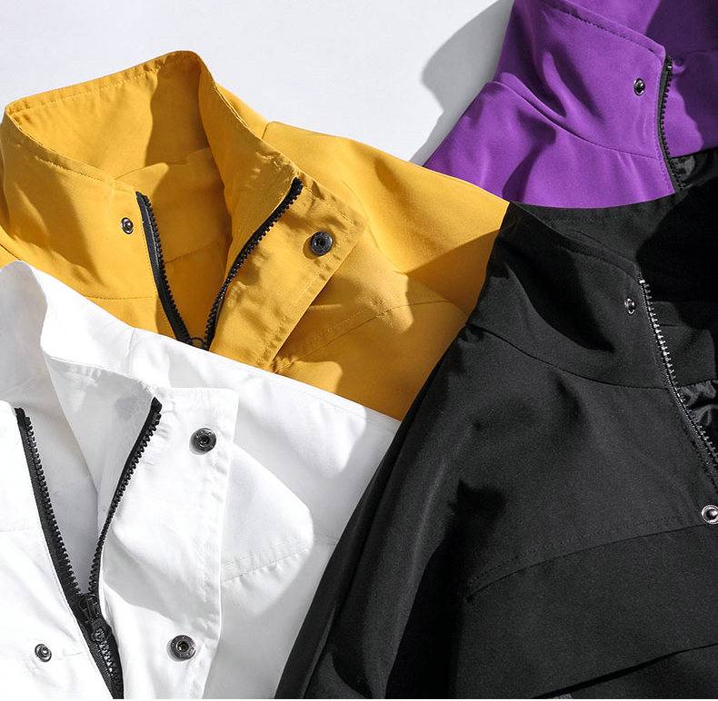 2021 Men Military Jacket Coats Casual Windbreaker Ribbons Pockets Men8217s Overalls Bomber Jacket Hip Hop Streetwear Man 12