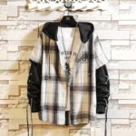 2021 New Arrived Plaid Hoodie Sweatshirt Men Flannel Fleece Style Hip Hop High Street Casual Cardigan Long-Sleeved