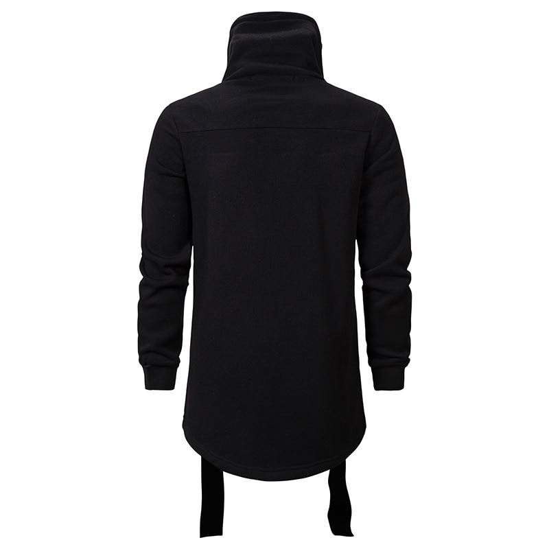 2021 Spring Trend New High neck Mens Sweatshirt Dark Black Long Loose Assassin Sweatshirt EUR SIZE M XXL 10