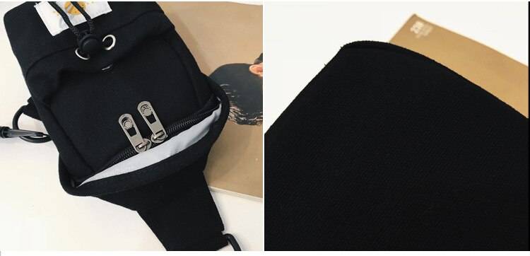 Canvas Portable Adjustable Techwear Sling Bag