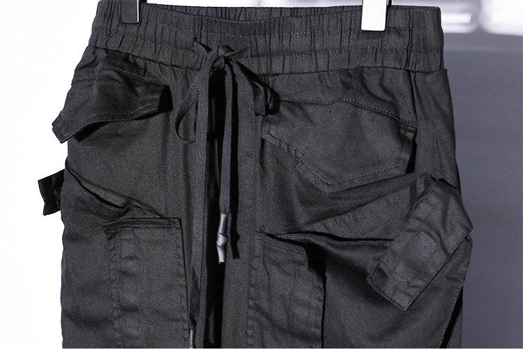 Darkly Style Men Pockets Cargo Pants 2019 Autumn Harem Joggers Vintage Sweatpant Hip Hop Trousers Black Streetwear 11