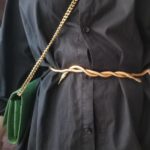 Hangzhi personality hip hop simple temperament dark style random opening snake design women necklace collar