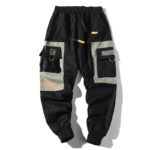 Hip Hop Men Multi-pocket Pants Male Casual Cargo Pants Streetwear Mens Joggers Ankle Length Loose Sweatpants Harajuku Trousers