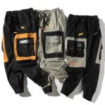 Hip Hop Men Multi-pocket Pants Male Casual Cargo Pants Streetwear Mens Joggers Ankle Length Loose Sweatpants Harajuku Trousers