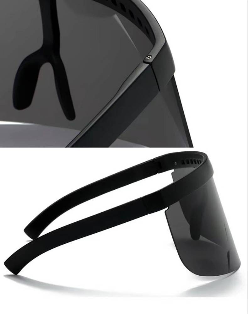 JackJad 2020 Fashion Oversized Mask Shape Shield Style Sunglasses Cool Street Snap Brand Design Sun Glasses Oculos De So 25