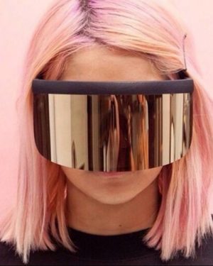 JackJad 2020 Fashion Oversized Mask Shape Shield Style Sunglasses Cool Street Snap Brand Design Sun Glasses Oculos De Sol 1799
