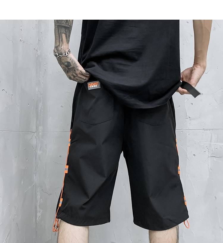 Men Cargo Shorts Straight Loose Fashion 2021 Summer Male Short Trousers Hip Hop Streetwear Men Clothing Bermuda Masculin 17