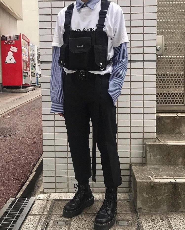 Men Tactical Shoulder Bags Chest Rig Bag Hip Hop Streetwear Men Functional Waist Packs Adjustable Pockets Waistcoat Kany 20