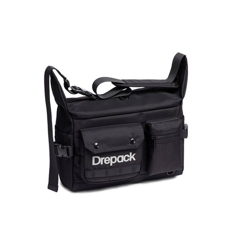 Men8217s Multi Pocket Black Techwear Crossbody Bag 4