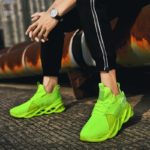 NeoBliz© Men’s Neon Color Techwear Sneakers