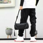 New casual men’s bag shoulder Messenger bag street trend hip hop tide cylinder small bag men crossbody bags
