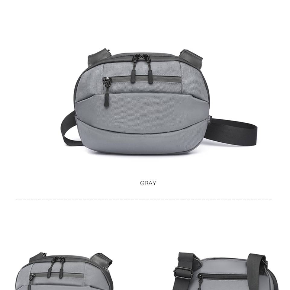 OZUKO New Men Shoulder Bag High Quality Waterproof Male Messenger Bags Fashion Crossbody Bag for Teenage Light Weight Tr 21