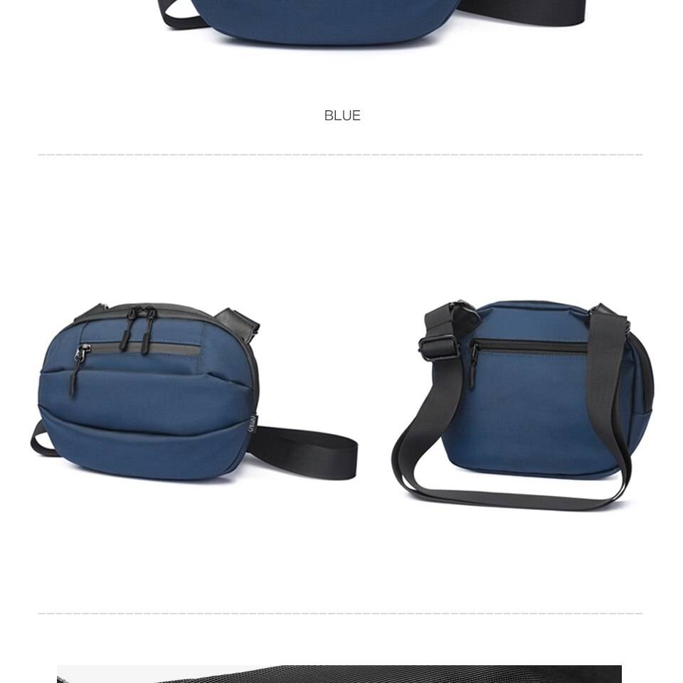 OZUKO New Men Shoulder Bag High Quality Waterproof Male Messenger Bags Fashion Crossbody Bag for Teenage Light Weight Tr 24