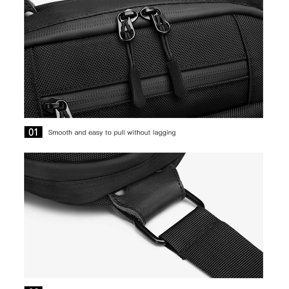 OZUKO New Men Shoulder Bag High Quality Waterproof Male Messenger Bags Fashion Crossbody Bag for Teenage Light Weight Tr 25