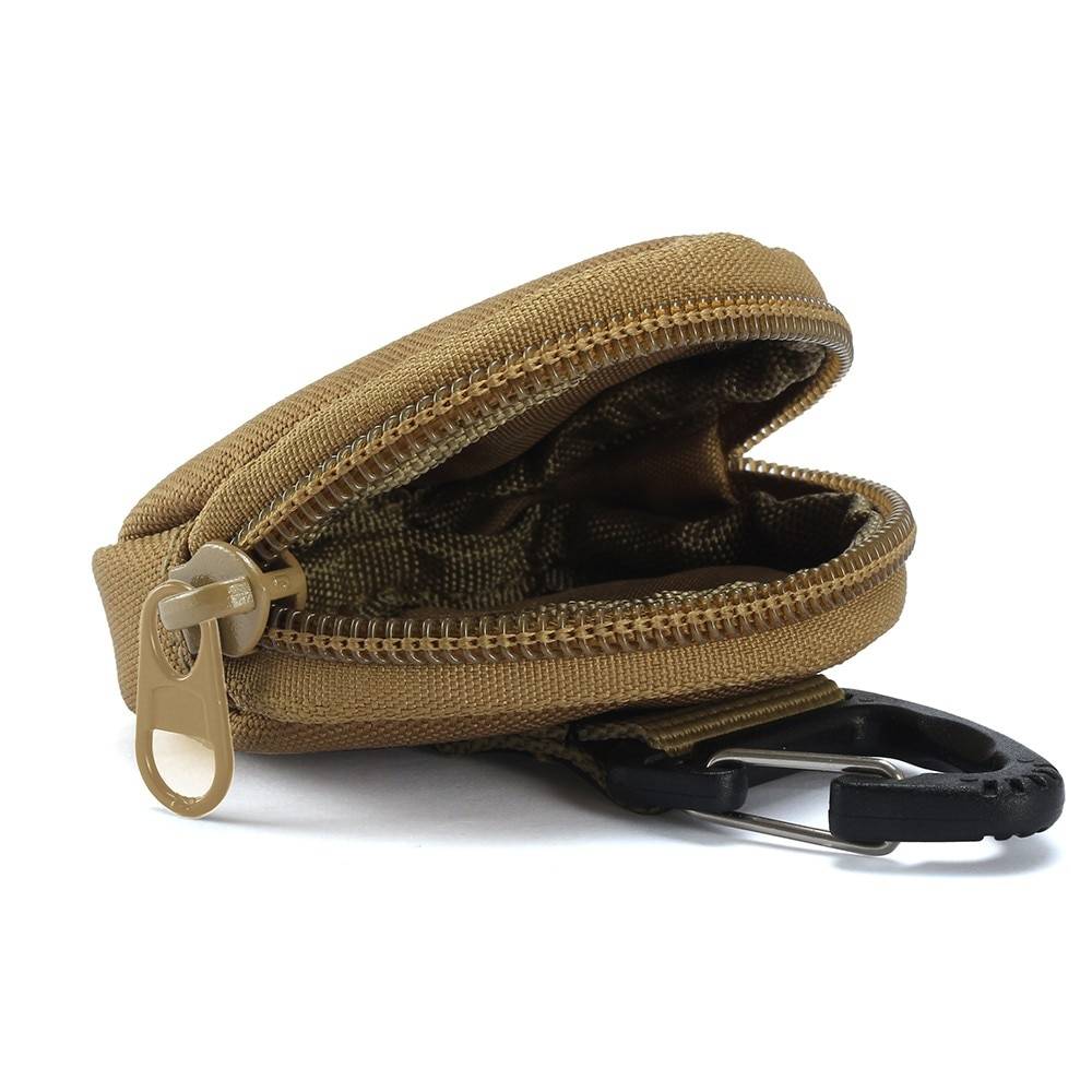 Tactical EDC Pouch Military Key Earphone Holder Men Coin Wallet Purses Army Coin Pocket with Hook Waist Belt Bag for Hun 21