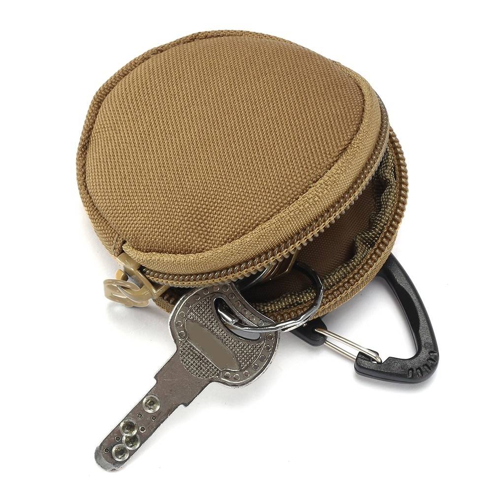 Tactical EDC Pouch Military Key Earphone Holder Men Coin Wallet Purses Army Coin Pocket with Hook Waist Belt Bag for Hun 22
