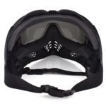 Tactical Full Face Protective Mask Masquerade Cosplay Mouth Mask Military Hunting Shooting Airsoft Paintball Goggles Mask