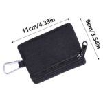 Tactical Style Portable Wallet with Carabiner