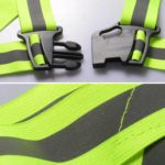 Unisex Adjustable Reflective Safety Vest Outdoor Running Cycling Vest Harness Reflective Belt Safety Jacket For Men Women