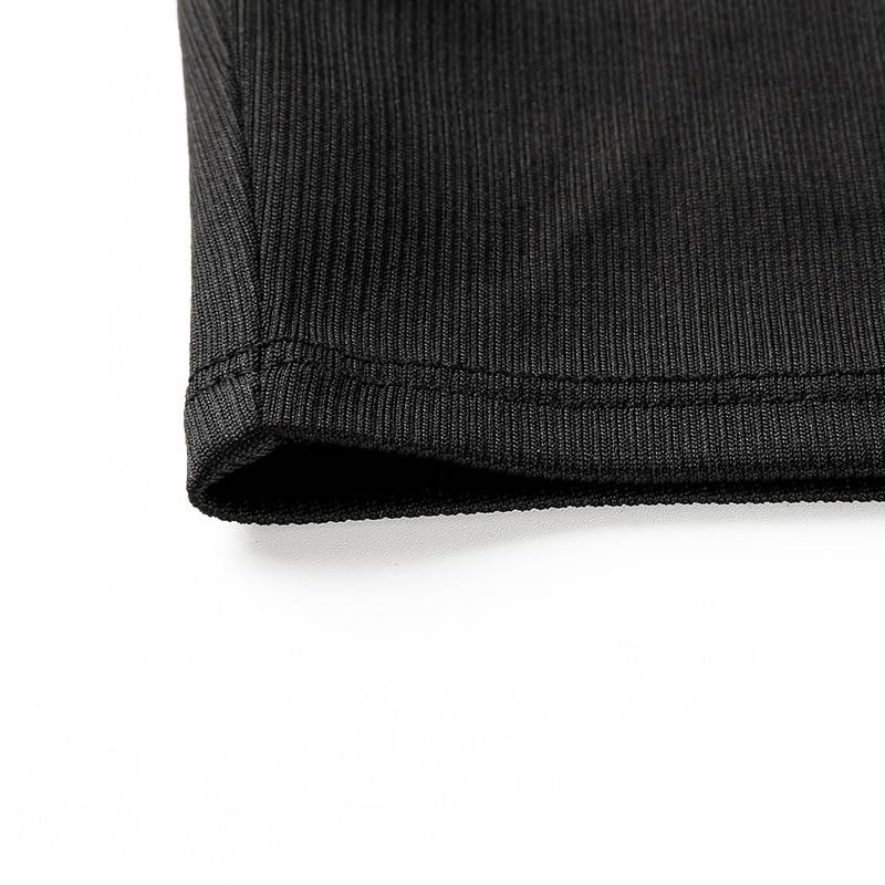 Weekeep Women Black Adjustable Buckle Tank Top Summer Cropped Streetwear Tank Tops 2018 Sexy Backless Sleeve Crop Top 11