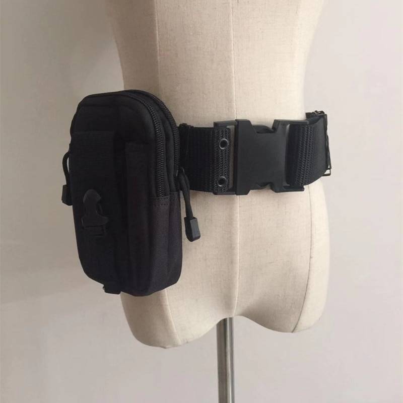 Y Demo Techwear Harajuku Girl Zipper Pocket Belt Punk Rock Adjustable Waist Belt For Women Streetwear 17