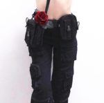 Y Demo Techwear Harajuku Girl Zipper Pocket Belt Punk Rock Adjustable Waist Belt For Women Streetwear